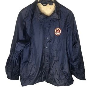 Vintage Auburn University Track Jacket XL Nylon Jacket